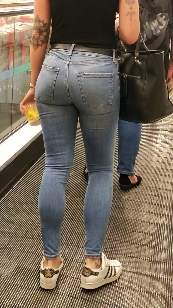 teen in jeans