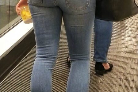 teen in jeans