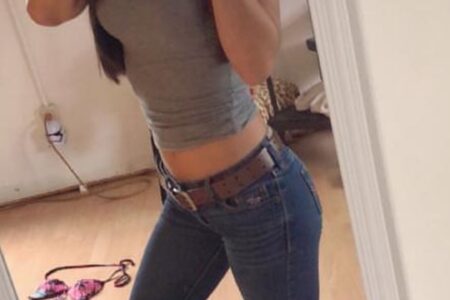 teen in jeans