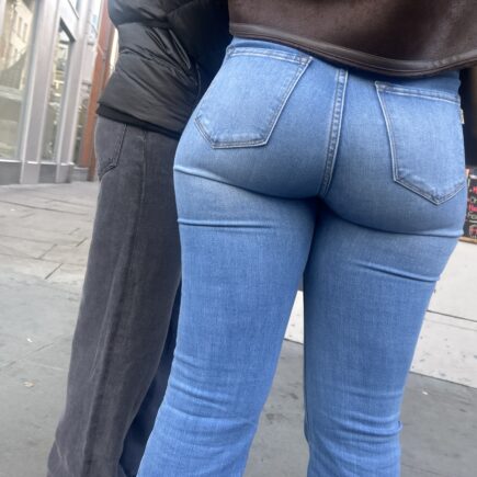 latina bursting out her tight jeans